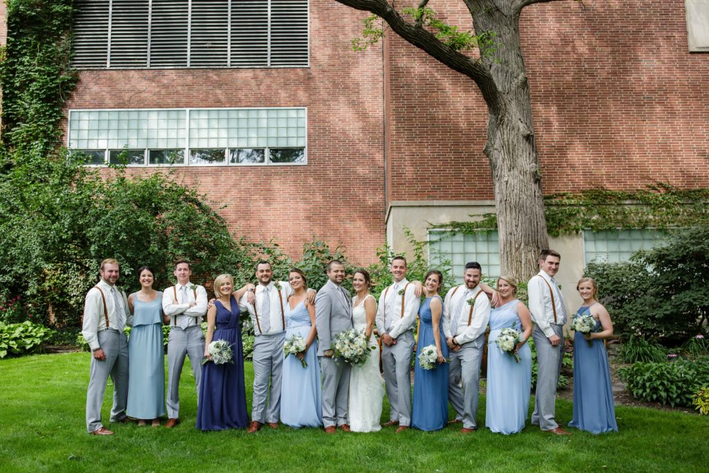 Michigan State Gardens, Wedding Party Pose