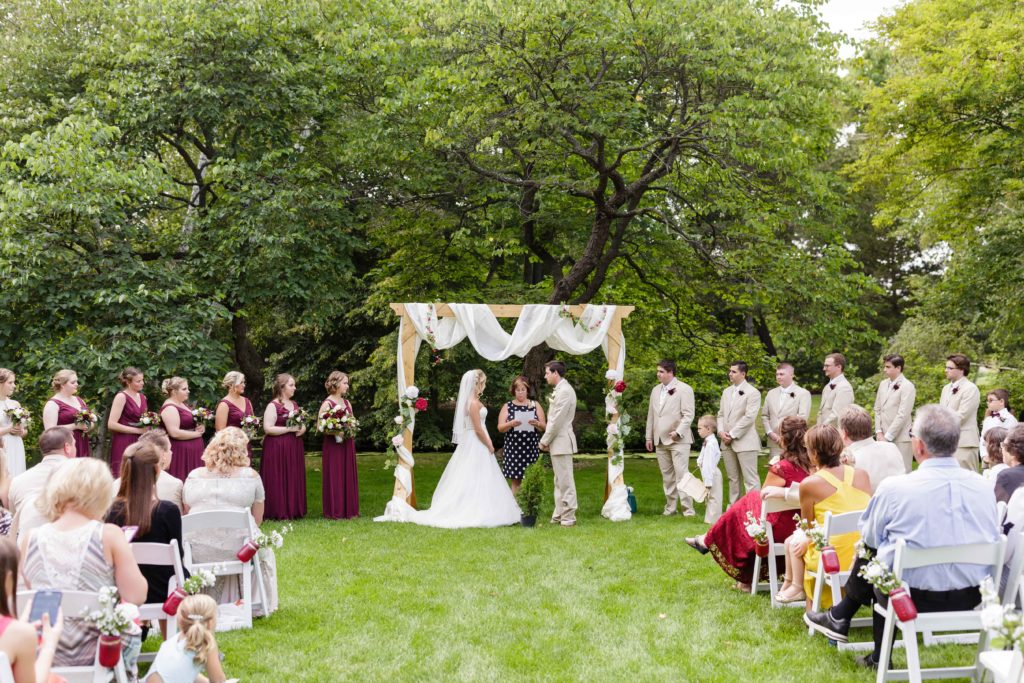 Dow Gardens Ceremony Location, Midmichigan Weddings