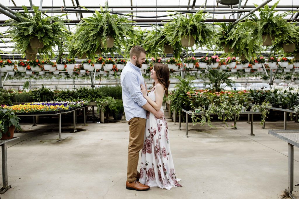 Greenhouse Engagement Pictures